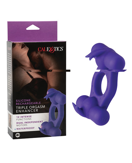 Silicone Rechargeable Triple Orgasm Enhancer