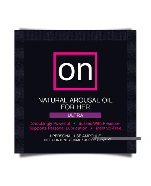 ON for Her Arousal Oil Ultra - Single Use Ampoule