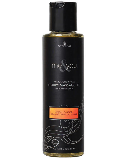 Sensuva Me & You Massage Oil - 4.2 oz Sugar & Citrus