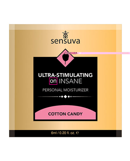 ON Insane Ultra Stimulating Personal Moisturizer Single Use Packet - 6 ml Cotton Candy