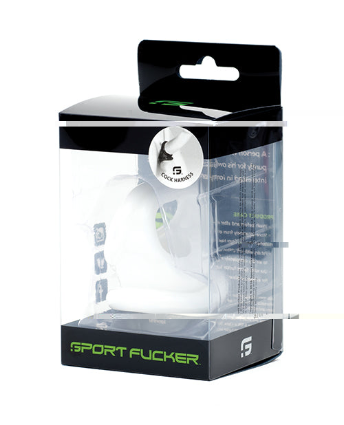 Sport Fucker Cock Harness - White