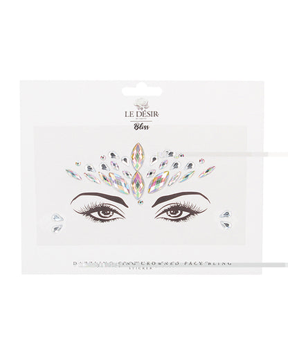 Shots Bliss Dazzling Crowned Face Bling Sticker O/S