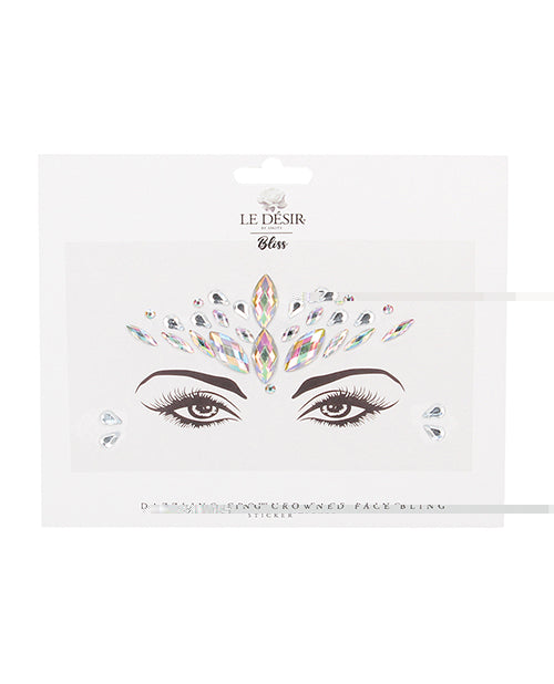 Shots Bliss Dazzling Crowned Face Bling Sticker O/S