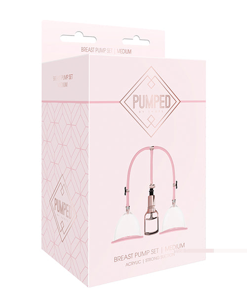 Shots Pumped Breast Pump Set - Medium Rose Gold