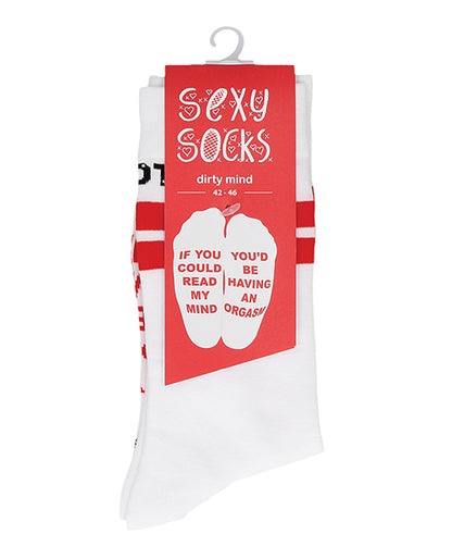 Shots Sexy Socks Dirty Mind - Male