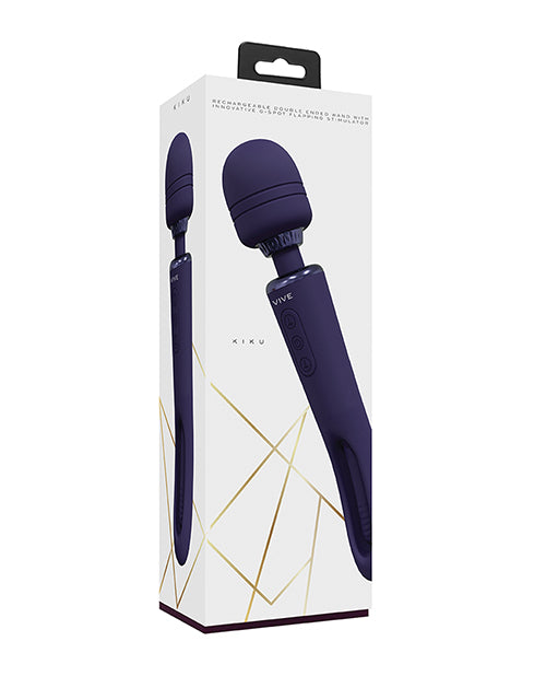 Shots Vive Kiku Double Ended Wand & G-Spot Stimulator - Purple