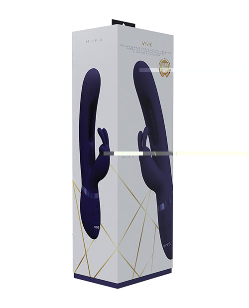 Shots Vive Mika Flapping Tongue Rabbit Vibrator - Purple