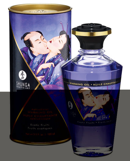 Shunga Warming Oil - 3.5 oz Exotic Fruits