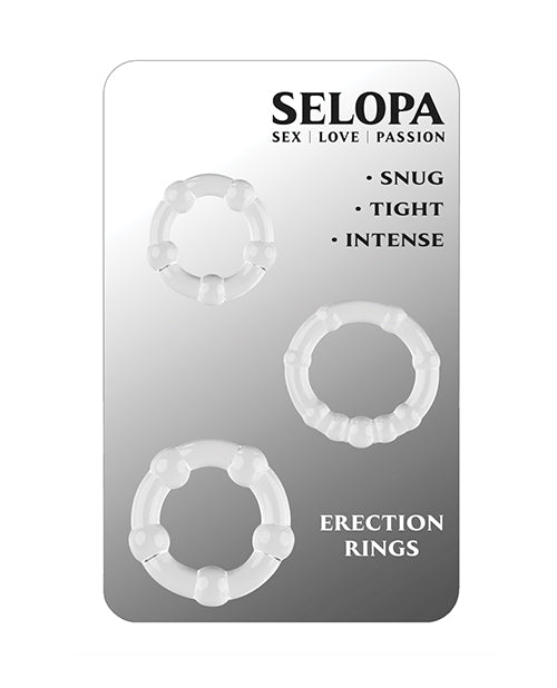 Selopa Erection Rings - Clear