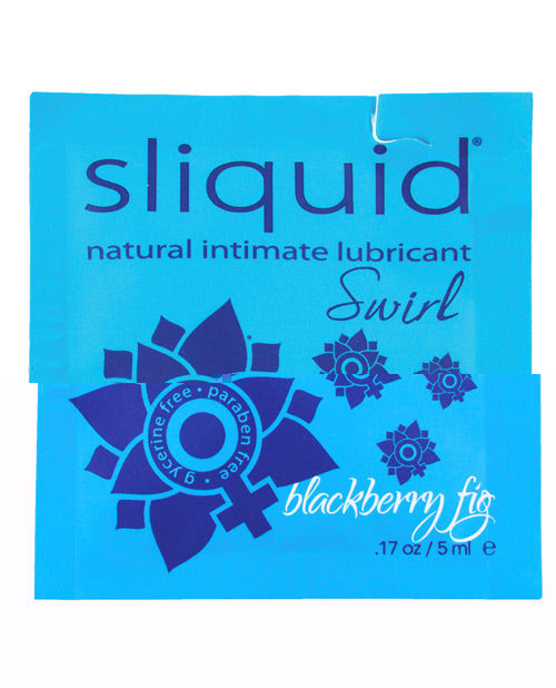 Sliquid Naturals Swirl Lubricant Pillow - .17 oz Fig