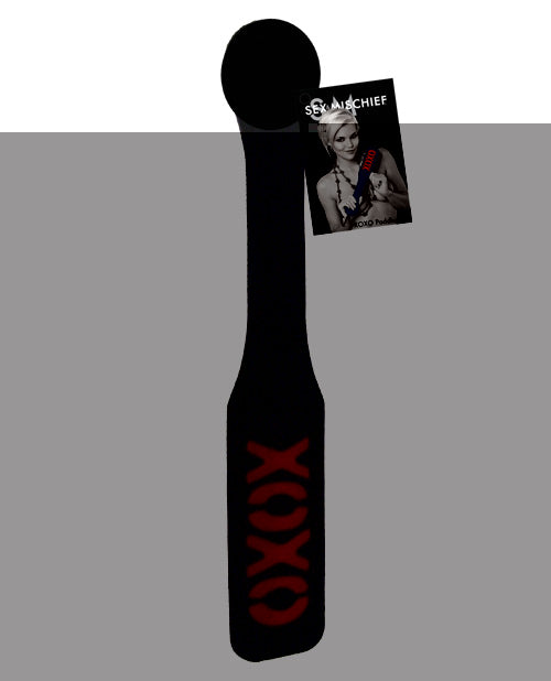 Sex & Mischief Impressions XOXO Paddle - Black