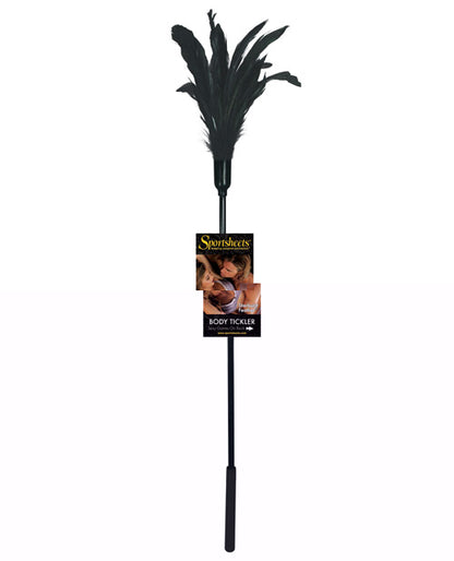 Sportsheets Body Tickler Starburst Feather - Black
