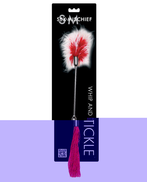 Sex & Mischief Whip & Tickle - Red/White