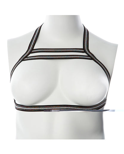 Gender Fluid Silver Lining Harness - S-L Black/Silver