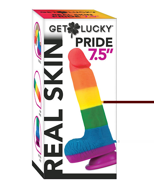 Get Lucky 7.5" Real Skin Series Pride- Rainbow