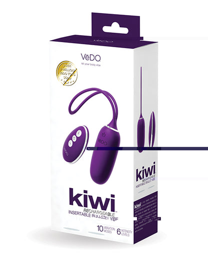 VeDO KIWI Rechargeable Insertable Bullet - Deep Purple