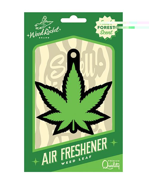 Wood Rocket Green Leaf Air Freshener - Forest