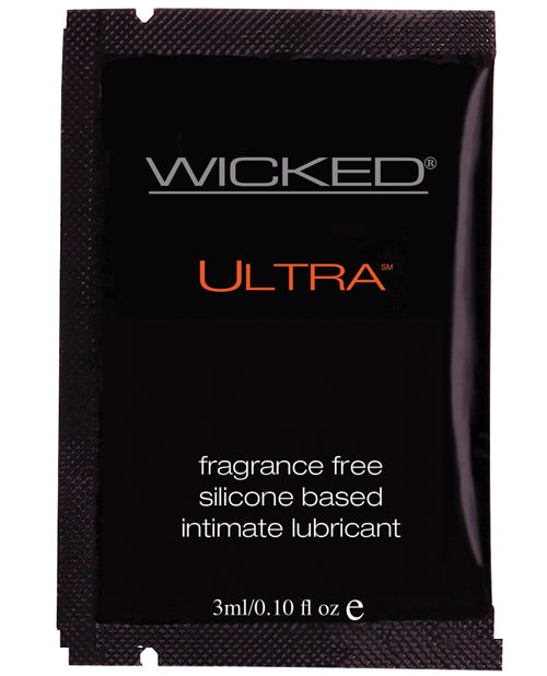 Wicked Sensual Care Ultra Silicone Based Lubricant - .1 oz Fragrance Free