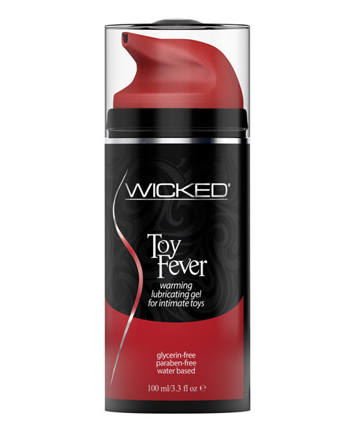 Wicked Sensual Care Toy Fever Water Based Warming Lubricant - 3.3 oz