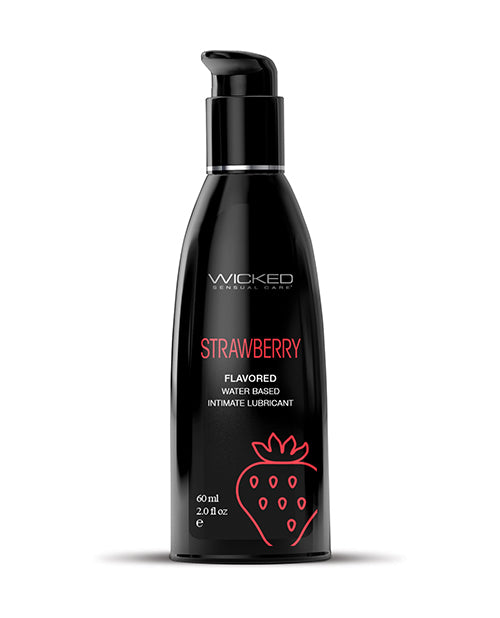 Wicked Sensual Care Water Based Lubricant - 2 oz Strawberry