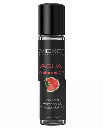 Wicked Sensual Care Aqua Water Based Lubricant - 1 oz Watermelon