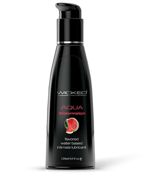 Wicked Sensual Care Aqua Water Based Lubricant - 4 oz Watermelon