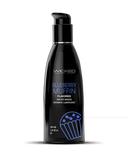 Wicked Sensual Care Water Based Lubricant - 2 oz Blueberry Muffin