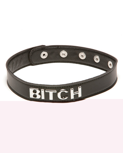XPlay Talk Dirty to Me Collar - Bitch