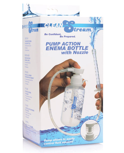 Cleanstream Pump Action Enema Bottle w/Nozzle