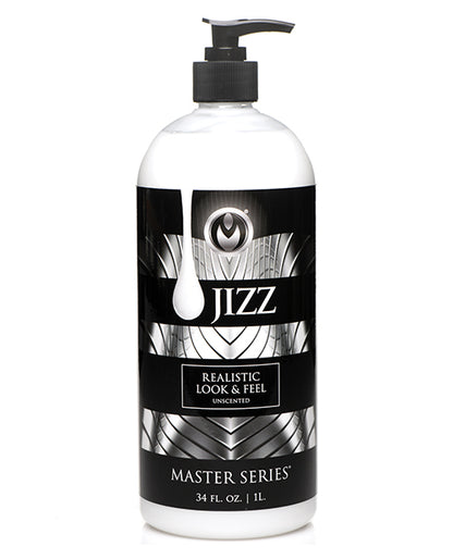 Master Series Unscented Jizz Water Based Body Glide - 34oz