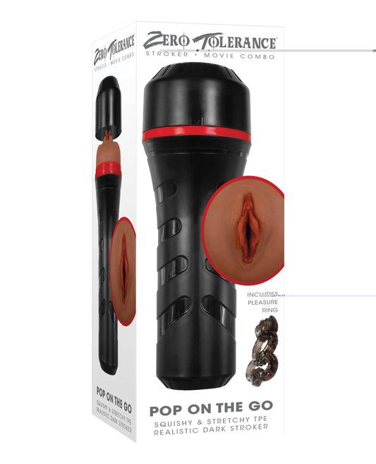 Zero Tolerance Pop On the Go Stroker - Dark