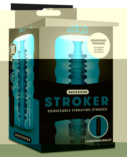 ZOLO Backdoor Squeezable Vibrating Stroker